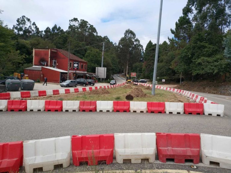 A Xunta inicia as obras para a eliminación dun treito de concentración de accidentes na contorna do Parque Empresarial da Pasaxe, en Gondomar