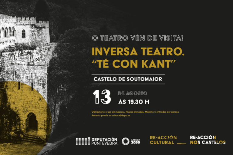 O Castelo de Soutomaior, escenario de ‘Te con Kant’ dentro do programa da Deputación ‘Re-Acción nos Castelos!’