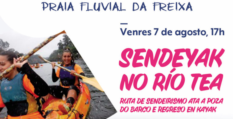 Senderismo e kayak para gozar da paisaxe do río Tea