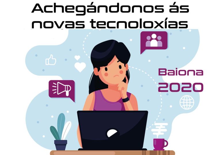A concellería de Iguadade do Concello de Baiona abre a inscrición para o programa ‘Achégate ás novas tecnoloxías’