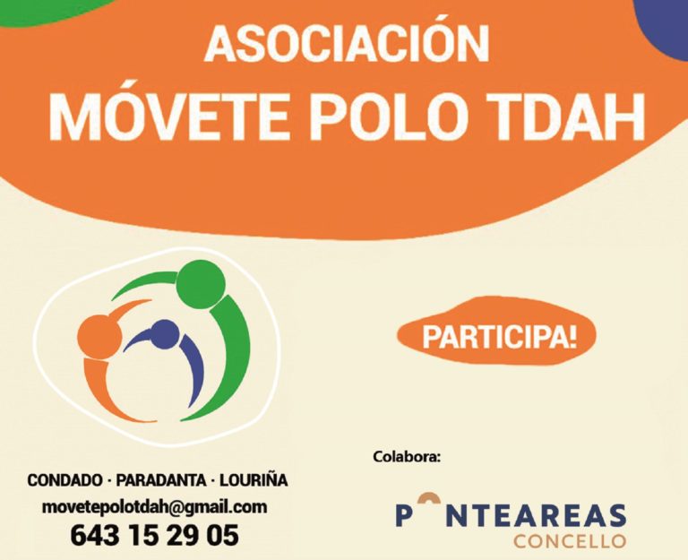 O sábado preséntase en Ponteareas a asociación ‘Móvete Polo TDAH’