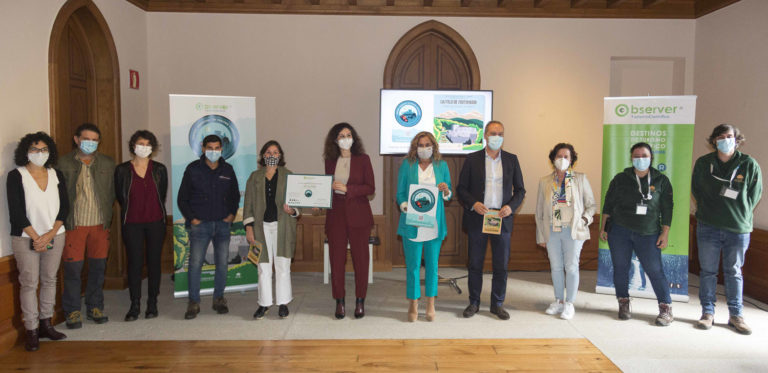 O Castelo de Soutomaior, pionero a nivel estatal tras acadar o certificado “Xardín Histórico Observer®” que o acredita como destino turístico científico