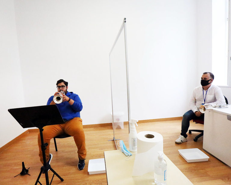 O Concello adapta o Conservatorio de Ponteareas para iniciar o curso con seguridade ante a  Covid-19