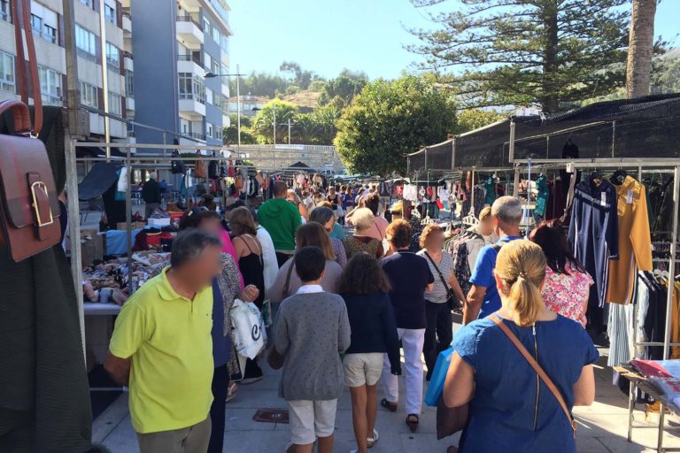 A Guarda retoma o mercadillo semana dos sábados ao completo