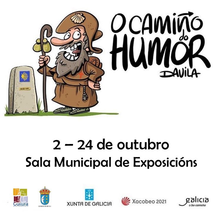“O Camiño do humor” con viñetas de Davila dáse cita na Sala Municipal de Exposicións de Tui