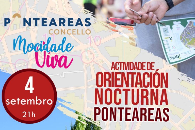 Este venres en Ponteareas, actividade de orientación nocturna no casco urbano