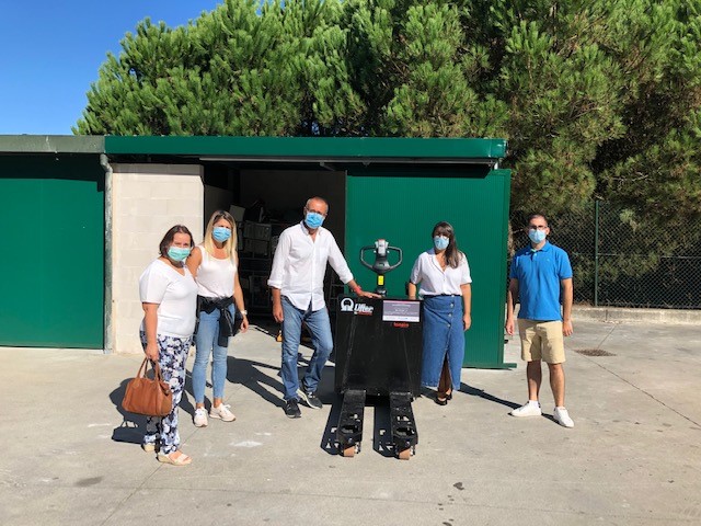 O punto limpo de Nigrán, preparado para recollida e reciclaxe do lixo eléctrico e electrónico tralas obras acometidas pola Deputación
