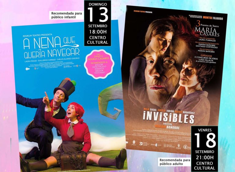 O CIM da Guarda viste setembro de teatro con ‘A nena que quería navegar’ e ‘Invisibles’