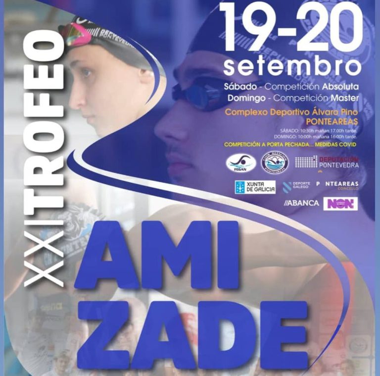 Sigue por streaming o Trofeo Amizade de Natación