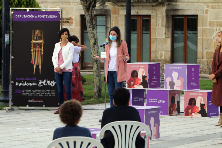 Recoñecemento no Rosal ás mulleres artistas silenciadas coa acción de Mónica Sueiro no programa provincial “Violencia Zero”
