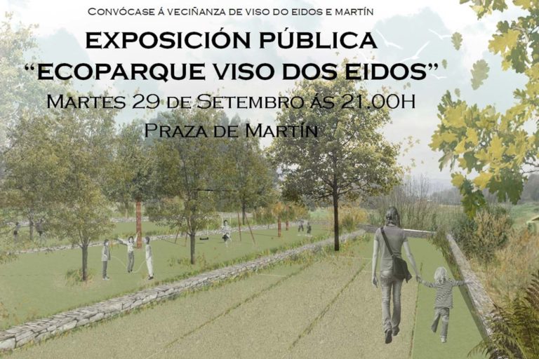 O Rosal presenta a veciñanza o proxecto do que será o ‘Ecoparque Viso dos Eidos’
