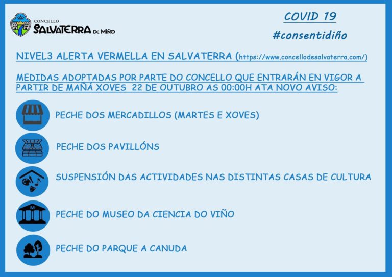 A alcaldesa de Salvaterra de Miño reúnese coa oposición para informar das medidas adoptadas ante a Alerta Vermella