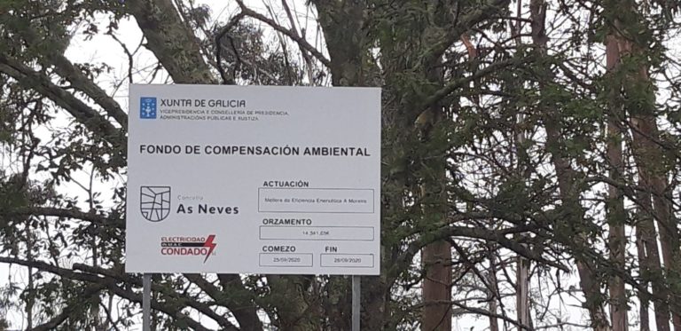 Segue adiante o paso do alumeado público do concello das Neves a tecnoloxía LED