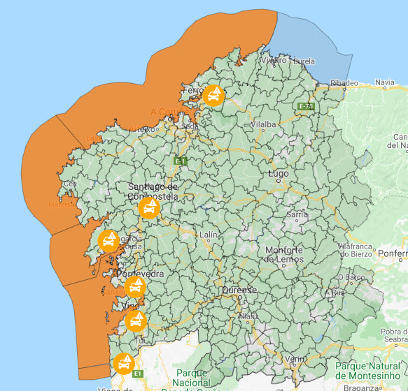 Activado o Plan Especial por Risco de Inundacións debido ao aumento do caudal do Río Tea en Mondariz