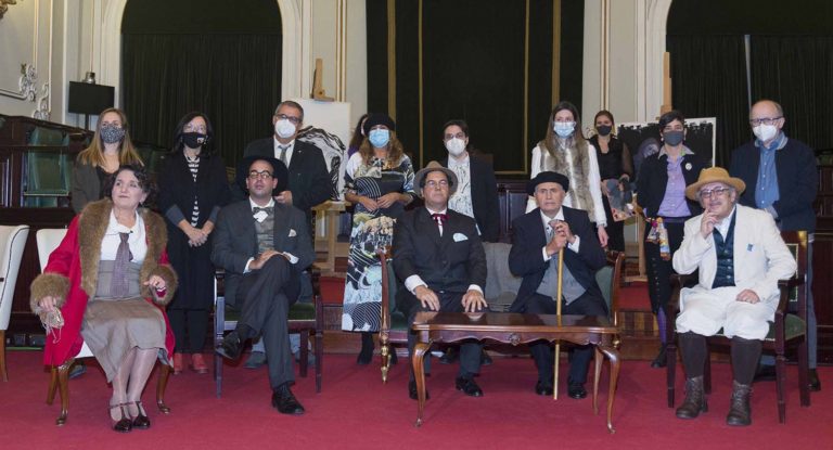 O Pazo Provincial convértese na ‘Deputación do Tempo’ na celebración do centenario da «Revista Nós»