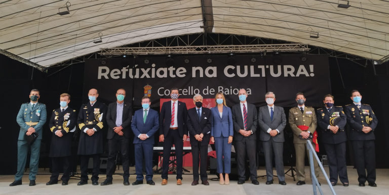 A unión entre pobos marca a celebración do día da Hispanidade en Baiona