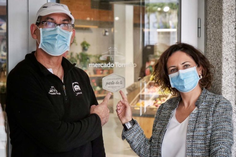 O Mercado de Tomiño acolleu hoxe a presentación de ‘Parte de ti’ campaña de apoio ao rural