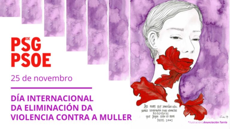 O PSOE da Guarda reafírmase na súa loita contra as violencias machistas