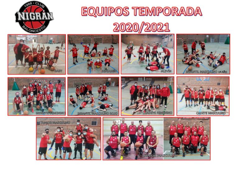 O CB Nigrán reinvéntase na súa presentación dunha tempada 2020/2021 na que a COVID non pode coa vontade, as ganas e a ilusión