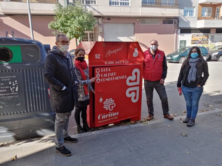 O Concello de Ponteareas colabora con Cáritas na xestión de residuos textiles