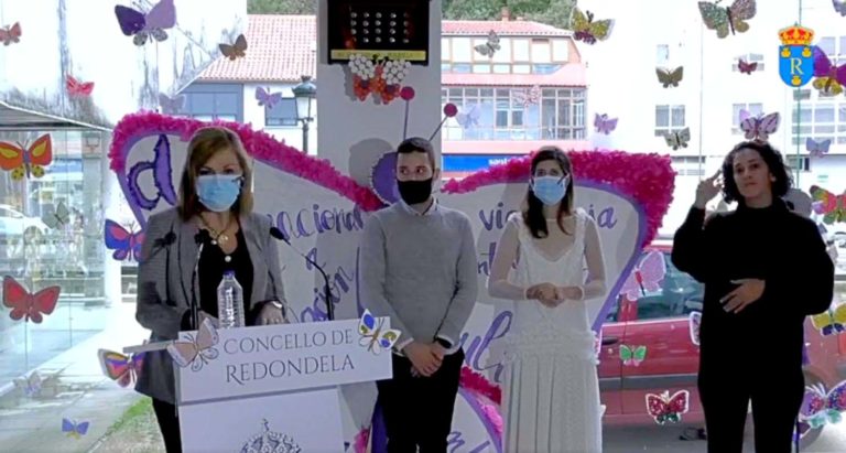 Éxito absoluto da performance ‘A última cea’ de Uxía Morán nos actos do 25N do Concello de Redondela