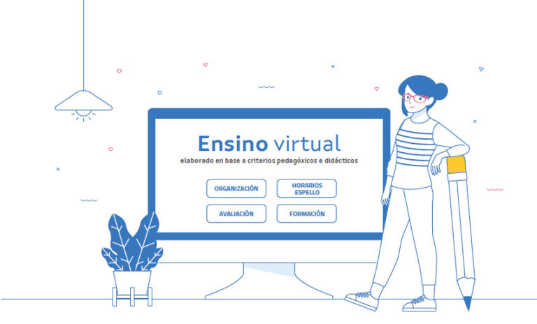 A Xunta presenta o ‘Plan de ensino virtual ante a Covid-19’ como folla de ruta para blindar a calidade da educación en Galicia