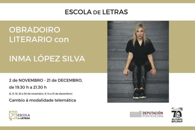 Estrea da escritora Inma López Silva na Escola de Letras da Deputación e Galaxia