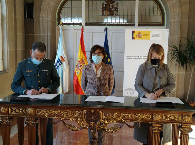 Salceda de Caselas, primeiro concello da provincia en renovar o protocolo entre Garda Civil e Policía Local para protección de vítimas de violencia de Xénero
