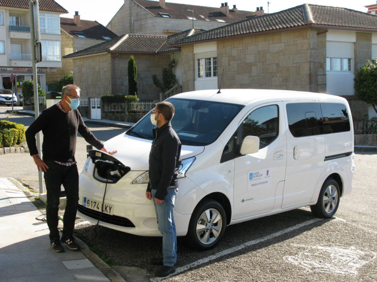 O Concello de Nigrán amplía a flota municipal cun novo vehículo eléctrico para o Departamento de Medio Ambiente