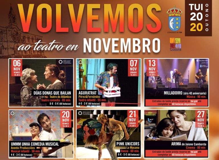 Milladoiro, no Teatro Municipal de Tui o 13 de novembro