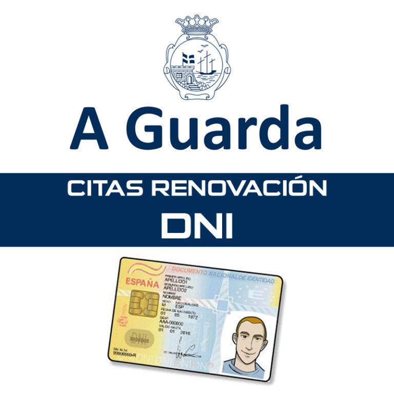Citas para a renovación do DNI na Guarda para o mes de novembro