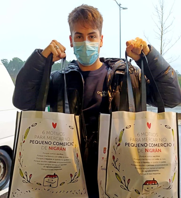 Nigrán sufragou os custes de 115 servizos de envío de comida a domicilio durante o mes no que a hostalaría estivo pechada