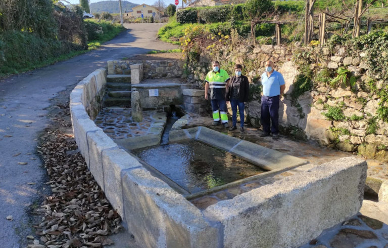 O Concello do Rosal restaura a Fonte de Marzán, datada do ano 1891