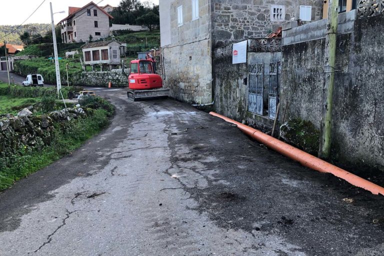 Baiona inicia as obras de acondicionamento do Camiño dos Eidos, en Baíña