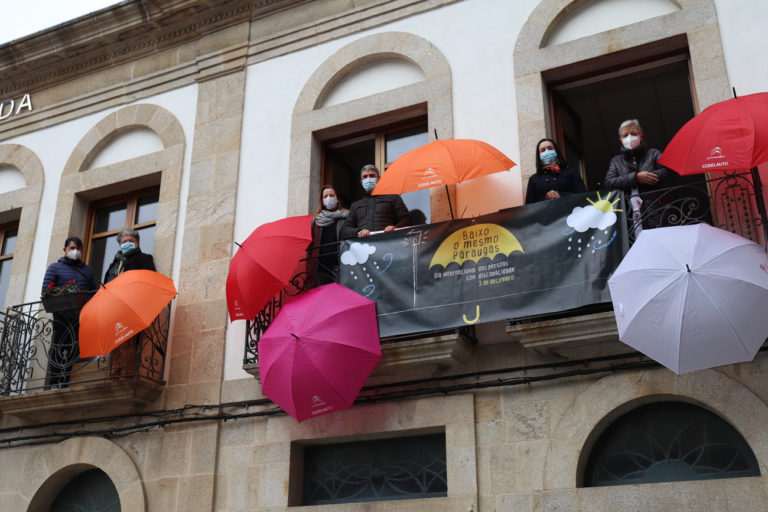 A Guarda participa na Campaña “Baixo o mesmo paraugas” no Día Internacional das Persoas con Discapacidade