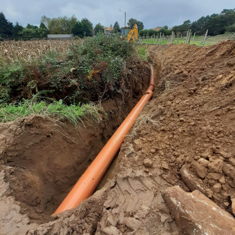 Tomiño continúa ampliando a súa rede de saneamento