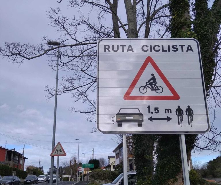 A Xunta remata os traballos de sinalización de rutas ciclistas protexidas en máis de 600 km de estradas autonómicas