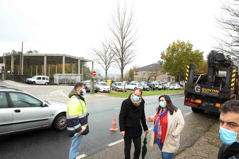 O Concello inicia as obras de mellora da seguridade vial no IES O Barral