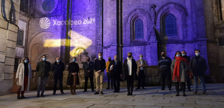 A Xunta arranca en Tui a promoción do Camiño Portugués cara o ano 2021 coa iluminación da Catedral no marco da campaña  ‘Acende o Xacobeo’