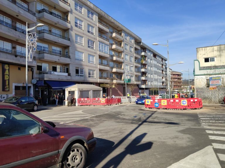 O pavimentado das zanxas da rede de calor porá fin o luns ás restricións nas rúas afectadas polas obras