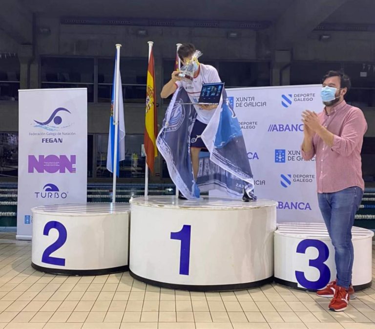 O Concello traslada os seus parabéns ao Club Natación Ponteareas polo campionato galego e polo ouro de Sofía Carballo, Carla Alfaro e Pablo Cabana
