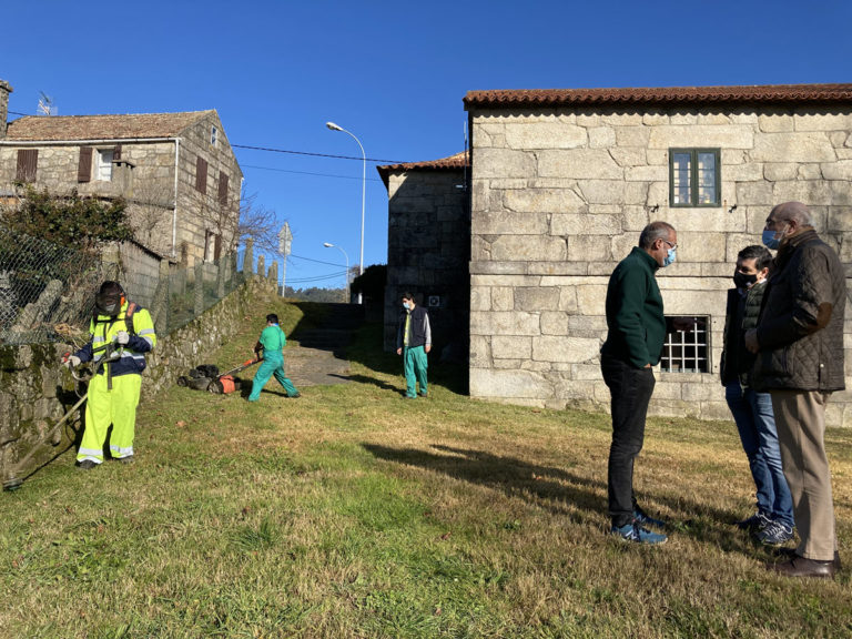 O Concello de Nigrán facilita os seus espazos verdes ao centro Juan María para un curso de mantemento de zonas axardinadas