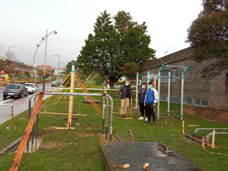 Nigrán instala o primeiro parque de calistenia de todo o Val Miñor
