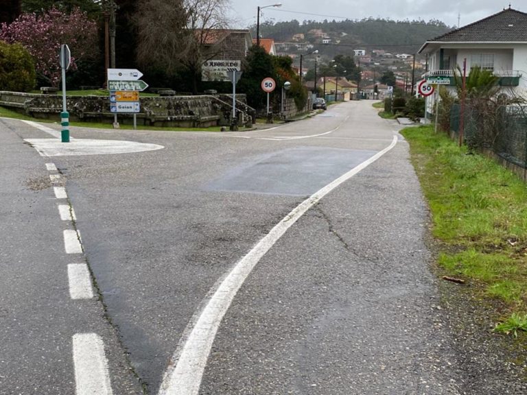 Novos pasos cara a transformación radical da estrada entre Tabagón, As Eiras e Goián
