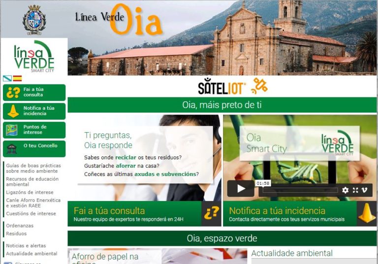 O Concello de Oia xa solucionou o 95% das incidencias recibidas a través da app Línea Verde