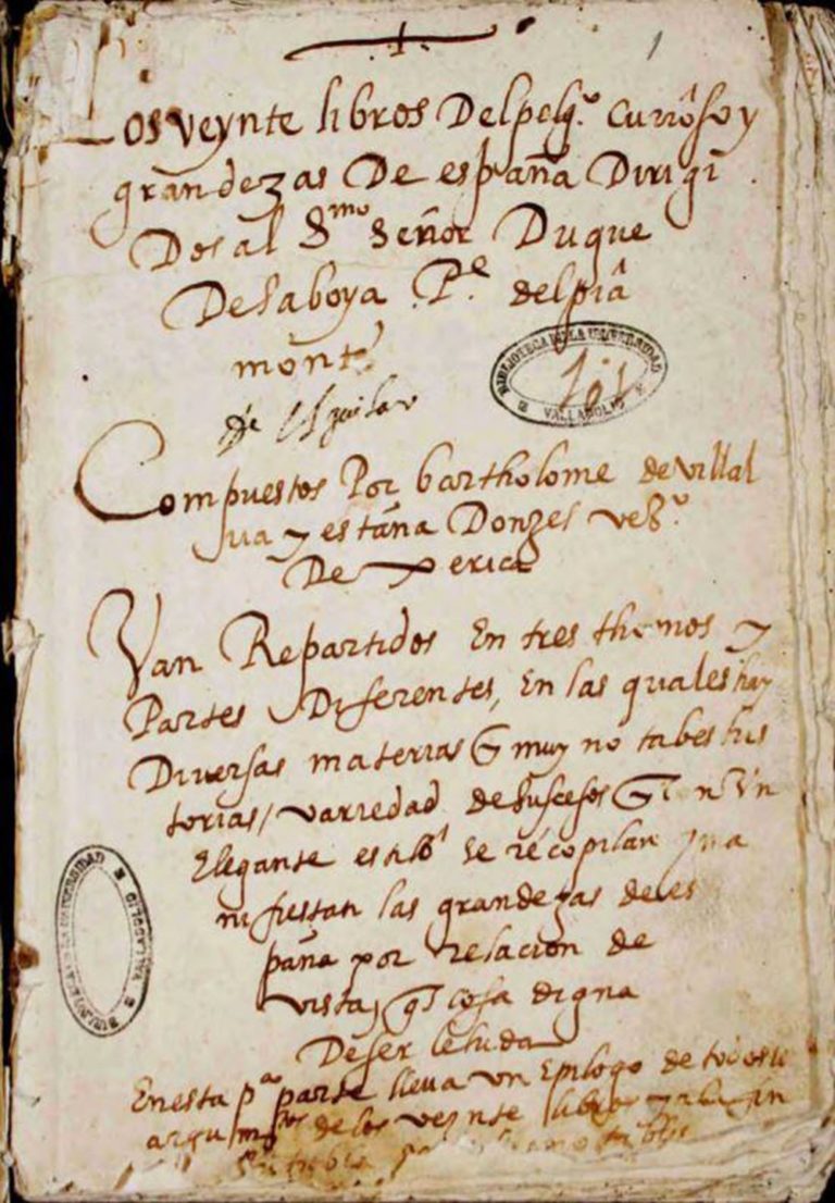 Peregrinos xacobeos na cidade de Tui (X): Bartolomé de Villalba y Estaña