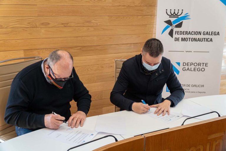 A Real Federación Galega de Motonáutica e Fibralar asinan un convenio de colaboración