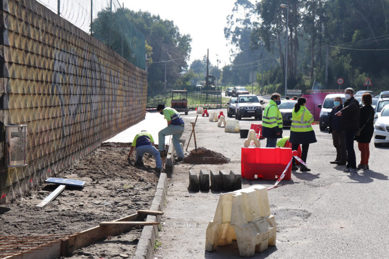 Arrancan as obras de mellora da accesibilidade na contorna do Estadio Municipal da Guarda