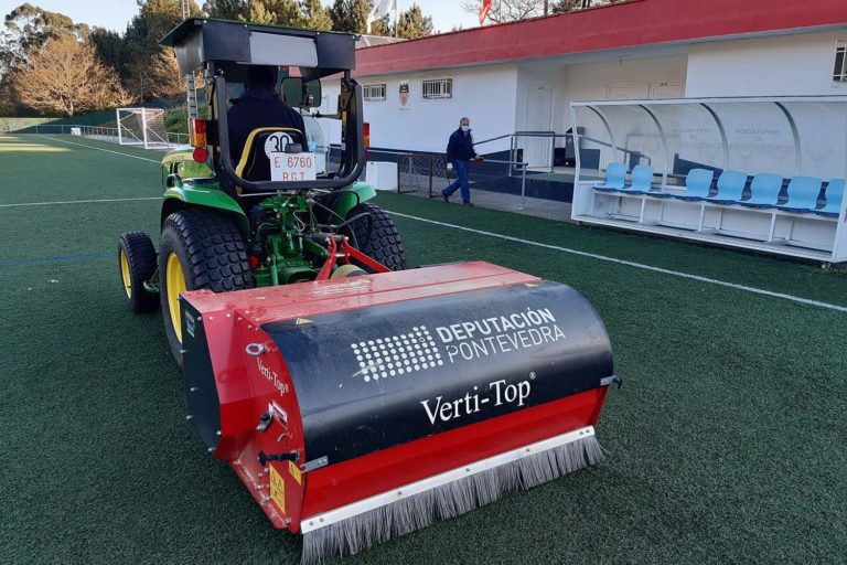 A Deputación inicia o programa de mantemento dos campos de fútbol da provincia coas primeiras solicitudes para 71 instalacións de 29 concellos