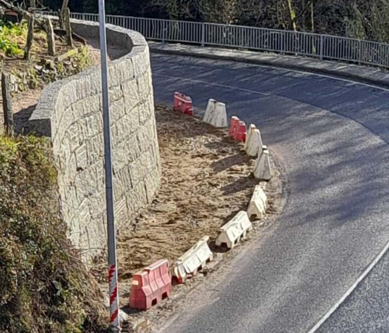O Concello de Redondela denuncia o abandono, por parte da Xunta, das obras da PO-250 iniciadas hai preto de dous meses